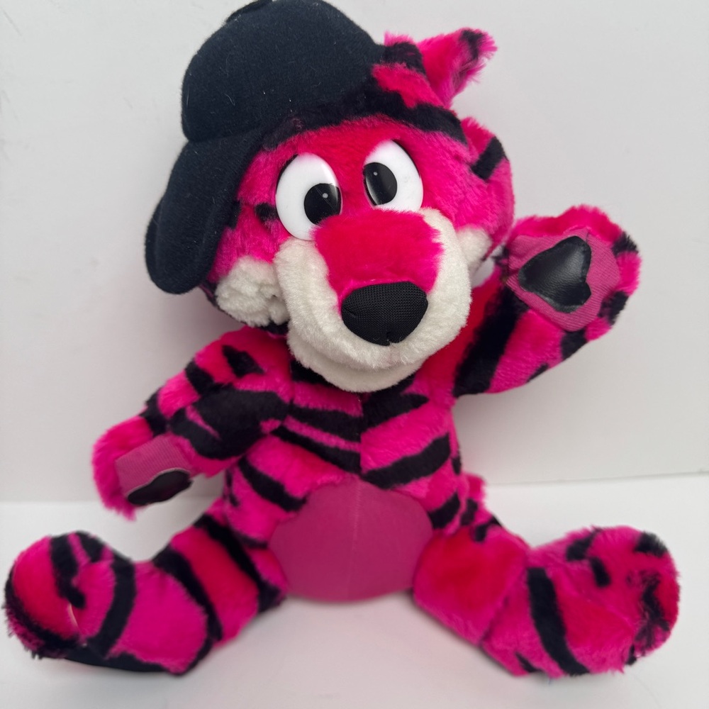 Play By Play Rare Vintage Pink Tiger 16" Stuffed Plush Nanco 1993 Collectible